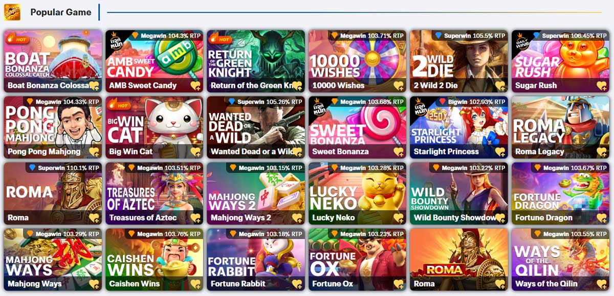 popular slots games